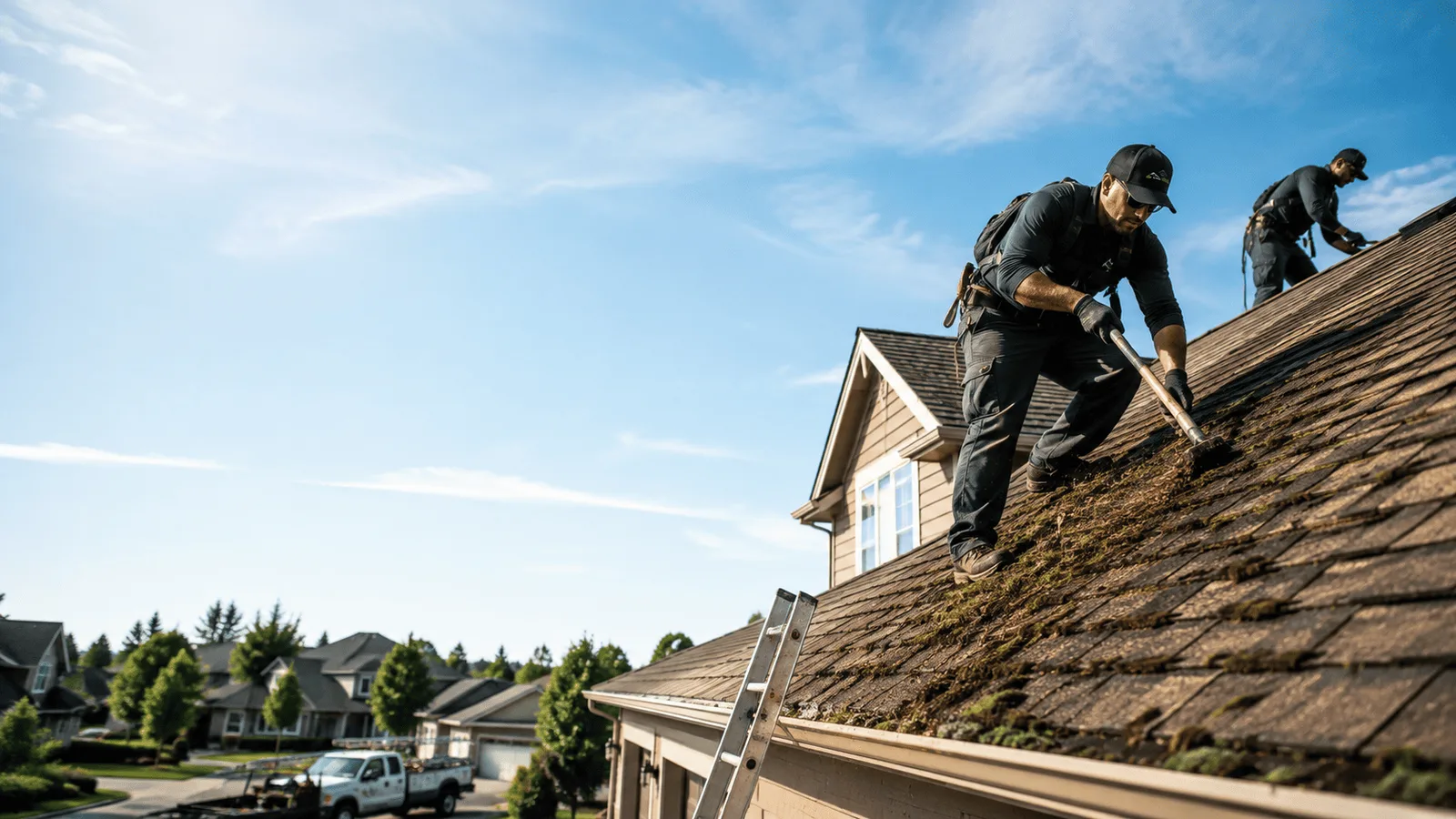 Roof Moss Removal in Pleasant Hill, CA near me